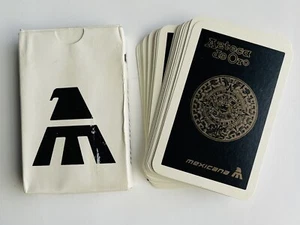 Tarjetas de juego de Mexicana Airlines - Logo Azteca de Oro - Sin sellar - Imagen 1 de 3