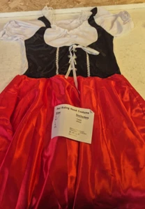 Ladies Red Riding Hood Fairytale Costume – Medium, Halloween Fancy Dress Outfit - Picture 1 of 7