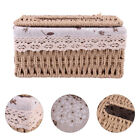 Rattan Paper Box Seagrass Tissue Holder Organizing Container