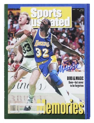 Lakers Magic Johnson Signed 1992 Sports Illustrated Magazine BAS Wit #3W387271 - Image 1 of 4
