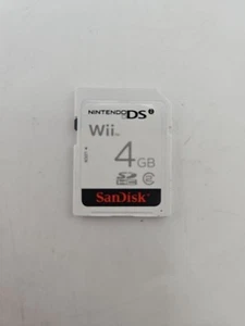 SanDisk 4GB Gaming SD Card For Nintendo DSi Pack For DS Memory Expansion - Picture 1 of 2