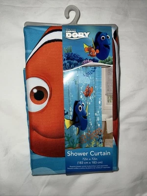 Finding Dory & Nemo Print Shower Curtain, 72” X 72”, 100% Polyseter - Image 1 of 4