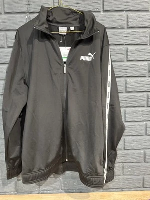 Chaqueta de chándal Puma talla grande negra nueva con etiquetas Foto 1 de 4
