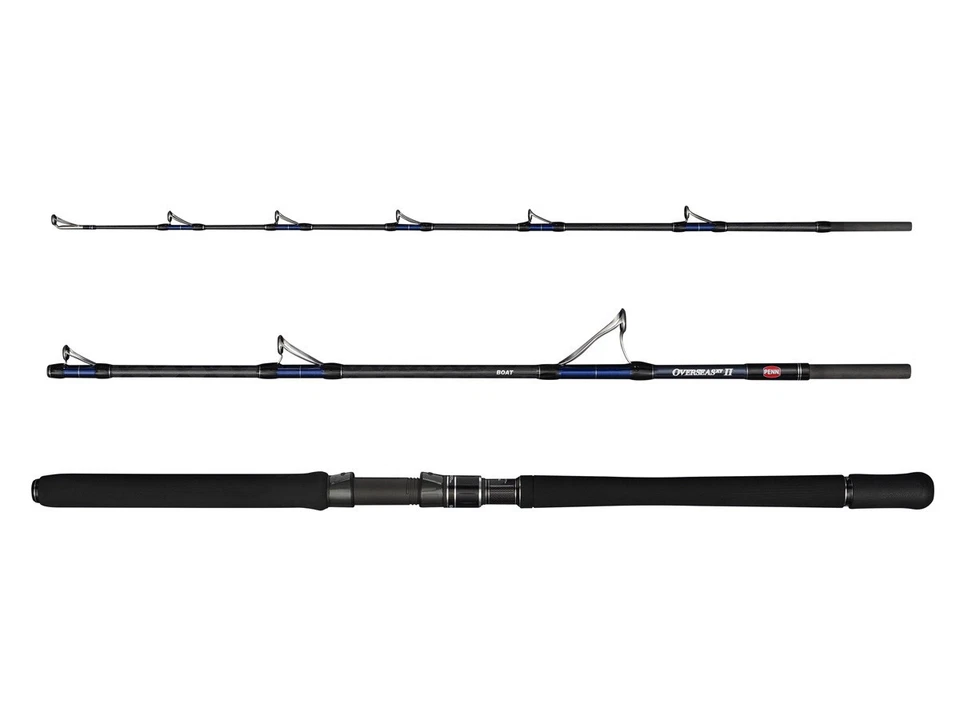NUOVO 2025 Penn Overseas XT II Boat 2.04m 3-sezioni Canne Mare - Immagine 1 di 1
