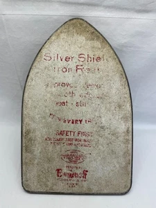 VINTAGE SILVER SHIELD IRON REST BY BALLANOFF USA #A182 - Picture 1 of 5