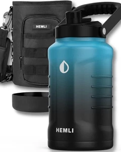 One Gallon Insulated Stainless Steel Water Bottle, 128 oz Jug, Triple-Walled ... - Picture 1 of 6