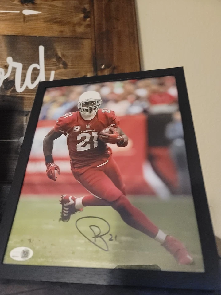 Patrick Peterson Firmado 8x10 Arizona Cardinals Beckett Certificado de Autenticidad en Marco!! Foto 1 de 1