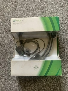ZAPIECZĘTOWANY NOWY oficjalny zestaw słuchawkowy Xbox 360 w pudełku - Zdjęcie 1 z 5