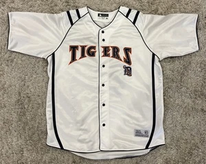 Detroit Tigers MLB True Fan Series Genuine Merchandise Button Up Jersey XL - Picture 1 of 4