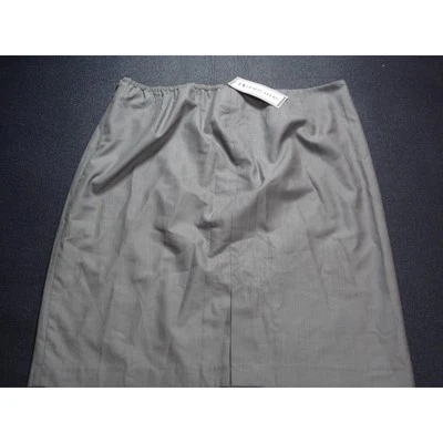 Travis Ayers Straight & Pencil Skirt Womens 22W Heather Gray Polyester Back Slit - Image 1 of 4