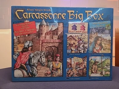 Carcassonne Big Box 2014 Board Game 5th Edition - New In Shrink - Image 1 of 3