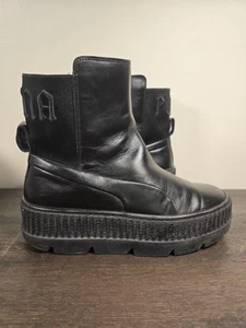Rihanna Fenty Puma Chelsea Sneaker Stiefel in dreifach schwarz Damengröße 8 - Bild 1 von 8