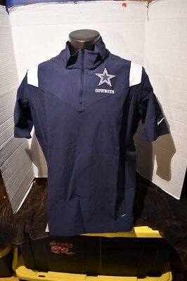 Chaqueta cortavientos Dallas Cowboys manga corta azul marino grande y XL alta nueva en paquete Foto 1 de 4
