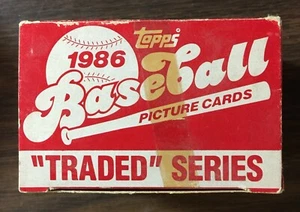 1986 TOPPS TRADED Baseball Factory Set  JACKSON,  BONDS, CANSECO  RC G7020604 - Picture 1 of 12