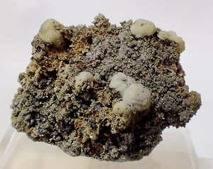 Doughnut shaped group of Epididymite Fine Mineral Specimen Poudrette, MSH Canada - Imagen 1 de 10