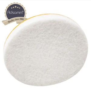 32 x Filzgleiter | Ø 50 mm | Weiß | rund | 5.5 mm starke selbstklebende Möbel... - Bild 1 von 2