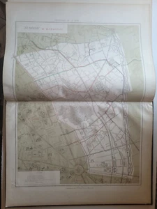 Paris 20 ème - Préfet POUBELLE Très Rare Plan de 1893 - 1/5000 (66 x 94,5 cm) - Picture 1 of 3