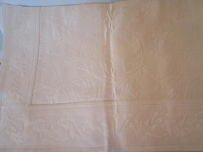 Sferra Quagliotti Acanto Crudo 2 Piezas Fundas Estándar 22x26 Algodón Egipcio Floral Foto 1 de 4