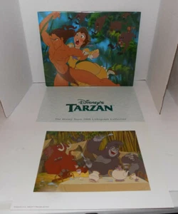 Litografía conmemorativa exclusiva de Tarzán Disney Store 2000 11x14 con sobre - Imagen 1 de 2