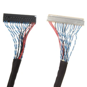 Cable LVDS FIX-30 pines 2 canales 8 bits para panel LCD de 17 pulgadas ~ 26 pulgadas 8 bits 25 cm/250 mm Reino Unido - Imagen 1 de 4