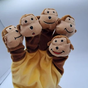 Five Silly Monkeys Jumping on the Bed Story Hand Puppet Glove - Picture 1 of 6