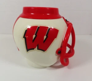 Tazza isolata plastica casco calcio Wisconsin Badgers 1992 vintage RARA - Foto 1 di 8
