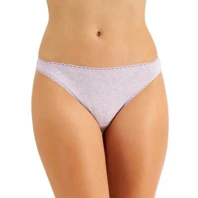 Charter Club Everyday Cotton Bikini Underwear Amethyst Heather NWT Size XL - Image 1 of 4