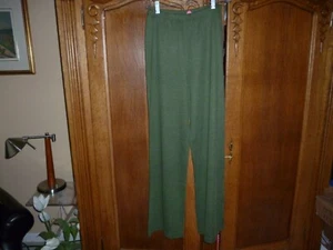 Jennifer George Viskose/Wolle Pullon Hose Meliert Grün M Neu ohne Etikett - Bild 1 von 3