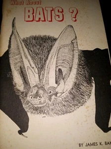 Carlsbad Caverns 1961 Was ist mit Fledermäusen? SC Buch James K. Baker, Klumpnasenschläger - Bild 1 von 1