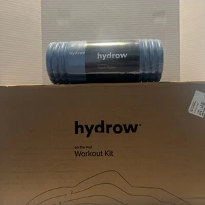HYDROW On The Mat Workout Kit - Mat, Yoga Blocks, Resistance Bands &Foam Roller - Picture 1 of 8