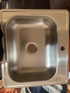 Elkay GE12521 Dayton 25 Zoll Drop In Einzelbecken Edelstahl - 1 Wasserhahnloch - Bild 1 von 3