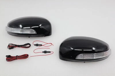 Black LED Turning Signal Exterior Mirror Cover Fit~2007- 2008~Infiniti G35 SEDAN Foto 1 de 4