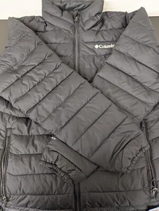 Columbia Men's Powder Lite Jacket Omni Heat Black Thermal Reflective Puffer NWT - Picture 1 of 6