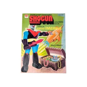 Vintage Shogun Warriors Coloring Book 1978 Mazinger Great Mazinga Space Pirates - Picture 1 of 10