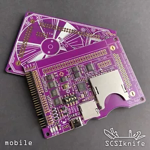 SCSIknife mobile - ZuluSCSI™ & BlueSCSI compatible SCSI hard drive Emulator - Picture 1 of 6