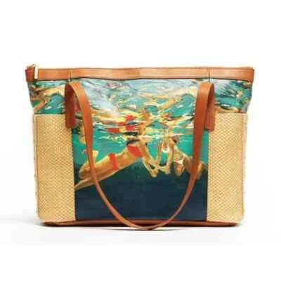 Bolso Grande de Cuero Hammitt Addie Coastal Alliance Edición Limitada 545$ Foto 1 de 4