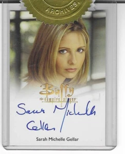 2015 rittenhouse buffy the vampire slayer sarah michelle gellar autograph - Picture 1 of 1