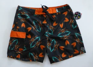 Maui And Sons Board Shorts Mens 30 Paradise Cove Citrus Orange New With Tags - Picture 1 of 4