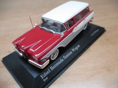 Minichamps; 1958 Edsel Bermuda wagon; red & white; 1/43; mint & mint box - Image 1 of 4