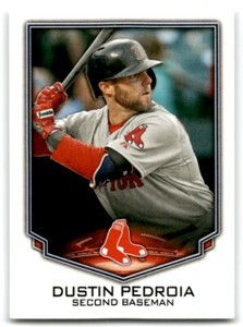 2016 TOPPS STICKERS DUSTIN PEDROIA BOSTON RED SOX #84