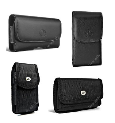 Pouch for ZTE Grand X 4 or Grand X 3 (5.5") phone with a protective case on it - Image 1 of 2