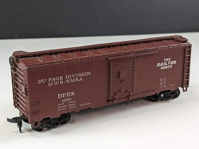 Empire Builder Dupage Division MWR-NMRA 40' Steel Box Car DPDX 1970 HO Scale - Image 1 of 4