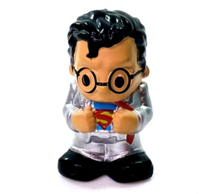DC Comics Series 1 Ooshies Titanium Clark Kent 1.5" Figure Cake Pencil Topper - Picture 1 of 4