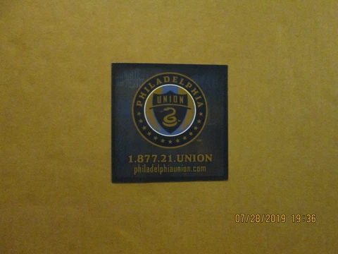 MLS Philadelphia Union Vintage Circa 2000's Team Logo Soccer Magnet Cover