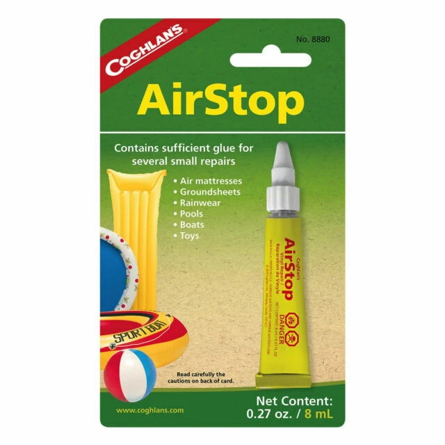 Coghlan's 8880 Repair Kit Airstop Vinyl Camping Accessory
