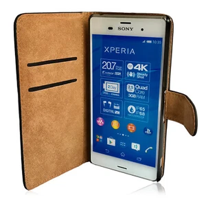 Funda protectora para móvil Sony Xperia Z3 Z5 billetera - Imagen 1 de 3