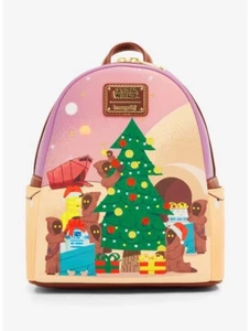 Loungefly Star Wars Jawa Christmas Tree Mini Backpack Luke Skywalker C-3PO R2-D2 - Picture 1 of 6