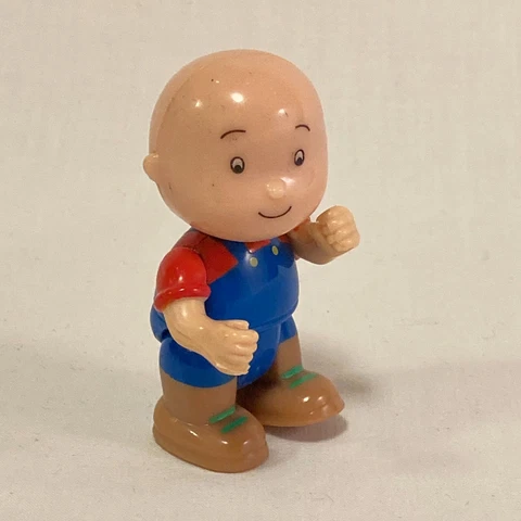 Caillou Farmer Figure 2.5" Red Shirt Blue Overalls PBS Toy 2009 Imperial Dragon Cover