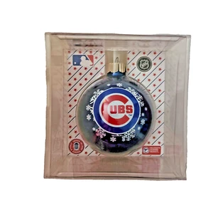 Ornamento in vetro per albero di Natale Chicago Cubs - Foto 1 di 4