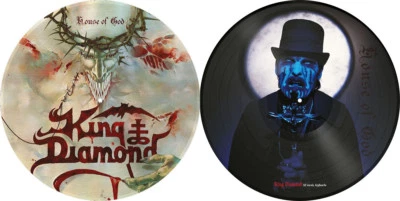 KING DIAMOND - HOUSE OF GOD, 2018 EU PICTURE DISC vinyl 2LP, 2000 COPIES! NEW! - Image 1 of 3